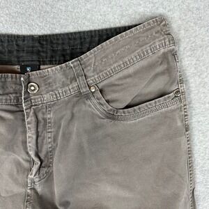 Kuhl Radikl 40x32 Charcoal Grey Rugged Cotton Canvas Hiking Pants Articulated